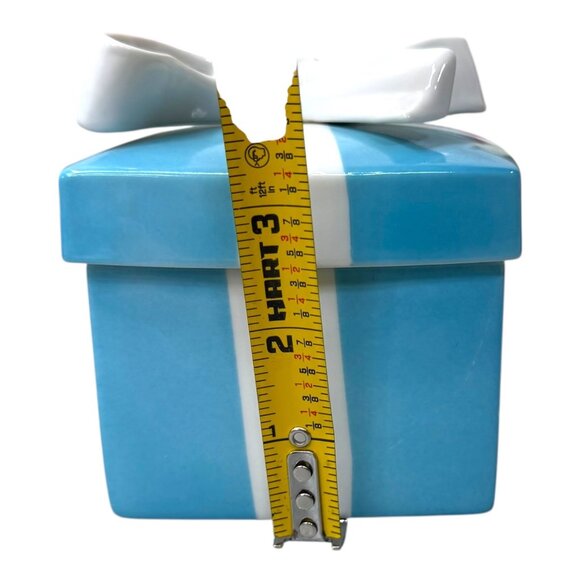 Tiffany & Co Iconic Blue Ceramic Trinket Jewelry Gift Box Decor Collectible 3.5" - Picture 5 of 10